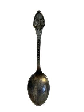 Vintage Copenhagen Denmark Kobenhavn Souvenir Spoon Prima Silverplate Scenic